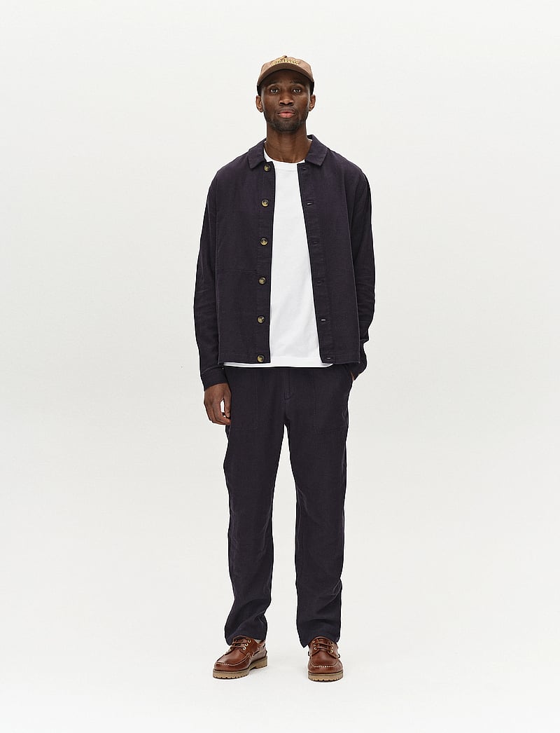 Gabba - Zeta Lino - linen trousers - night sky - 3