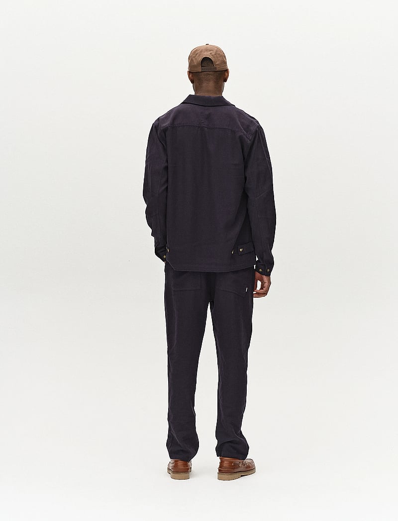 Gabba - Zeta Lino - linen trousers - night sky - 4