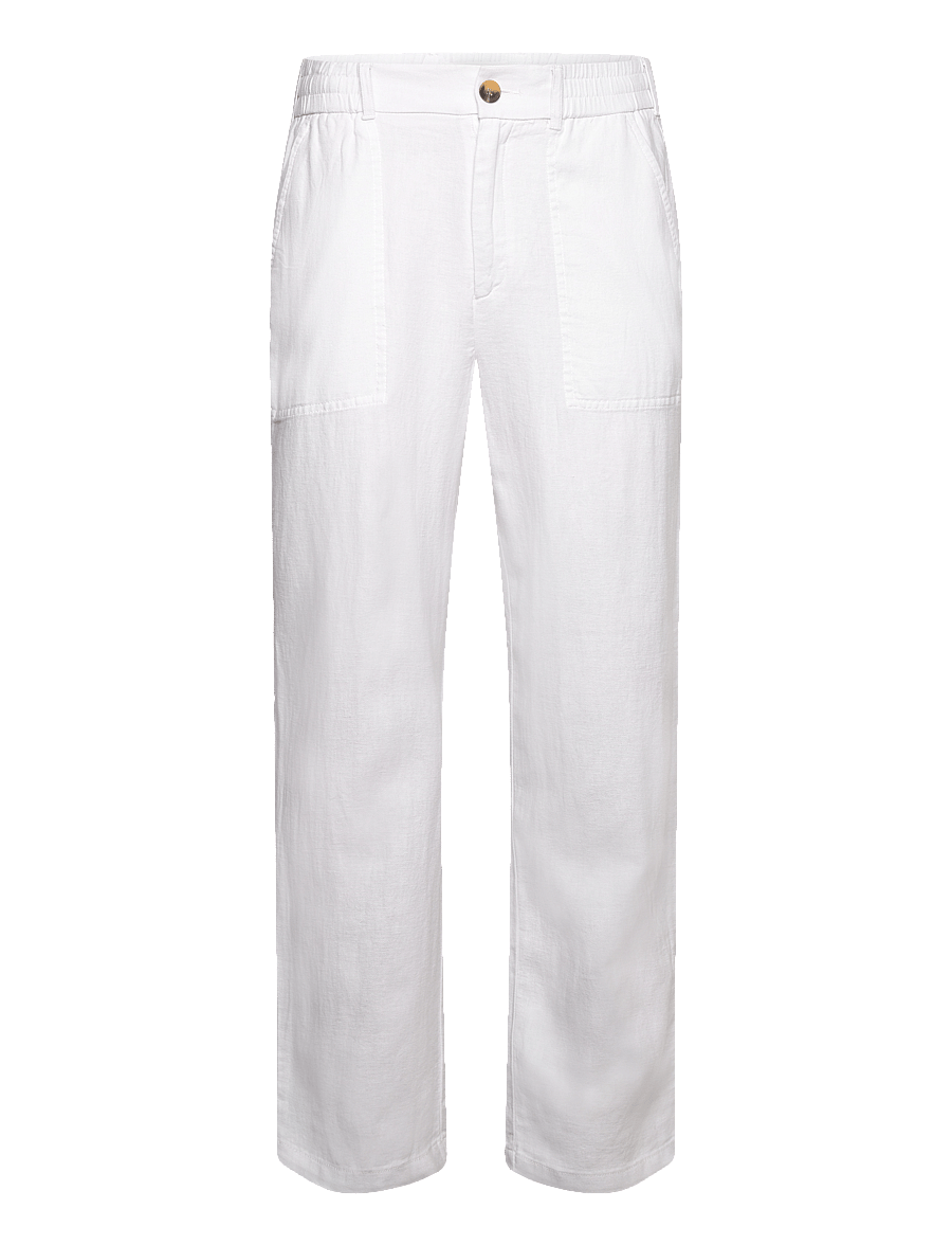 Gabba - Zeta Lino - leinenhosen - white - 0