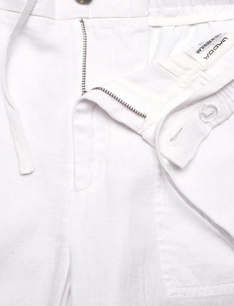 Gabba - Zeta Lino - linen trousers - white - 3