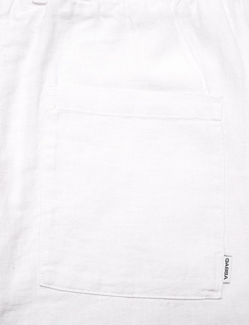 Gabba - Zeta Lino - linen trousers - white - 4