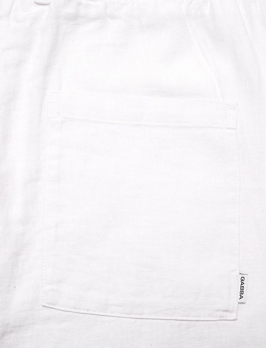 Gabba - Zeta Lino - leinenhosen - white - 4