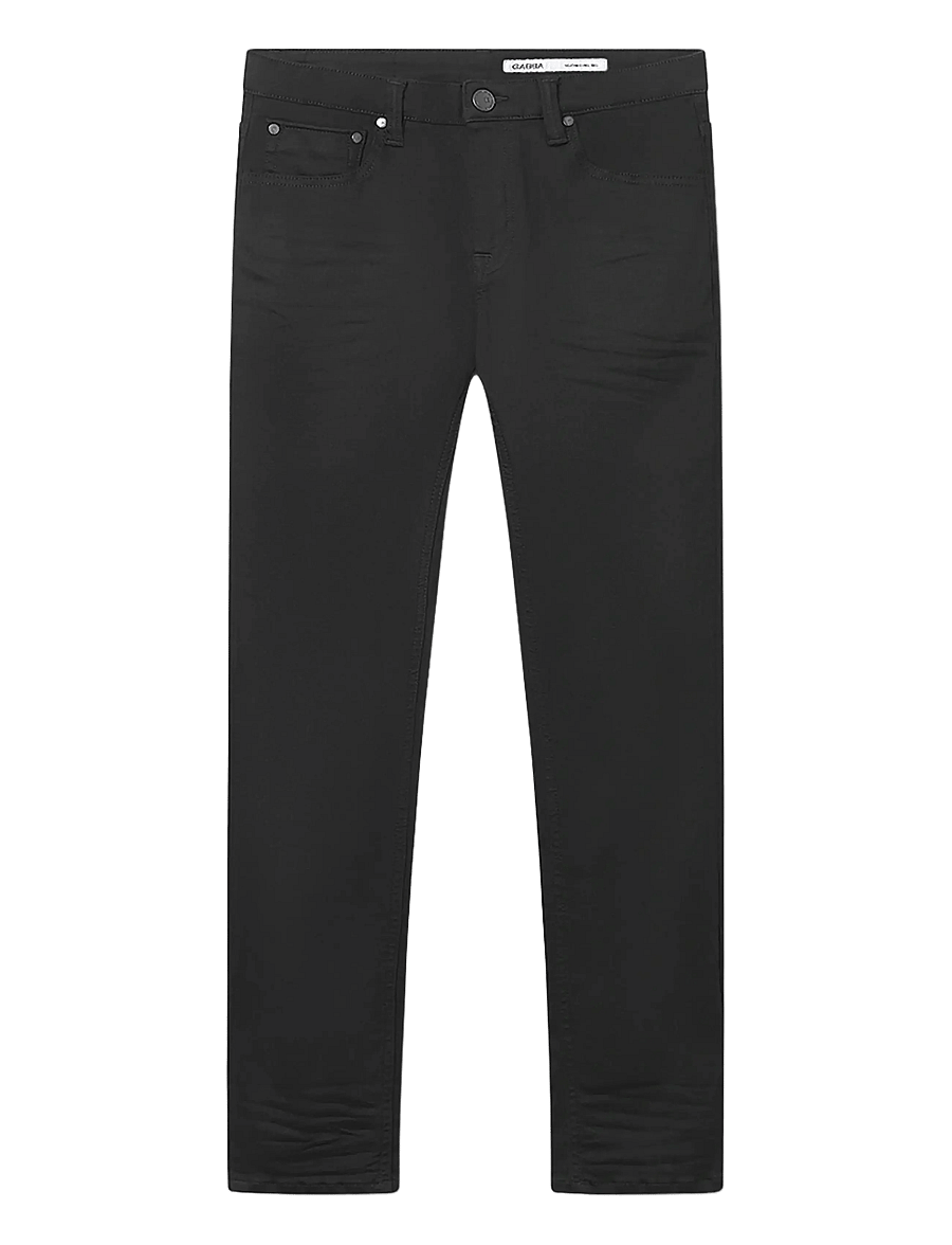 Gabba - GABjones Hold Black - kitsad teksad - black denim - 1