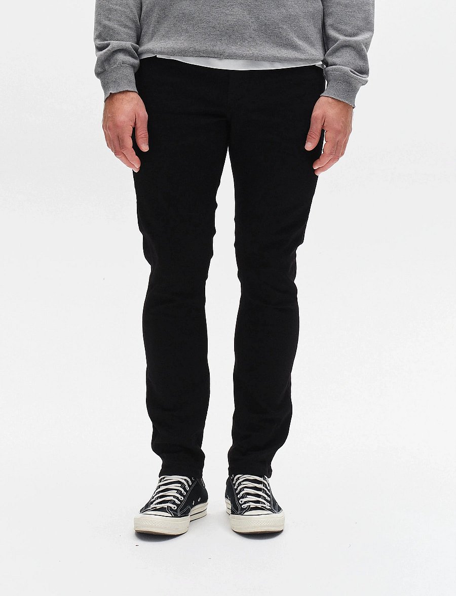 Gabba - GABjones Hold Black - kitsad teksad - black denim - 0