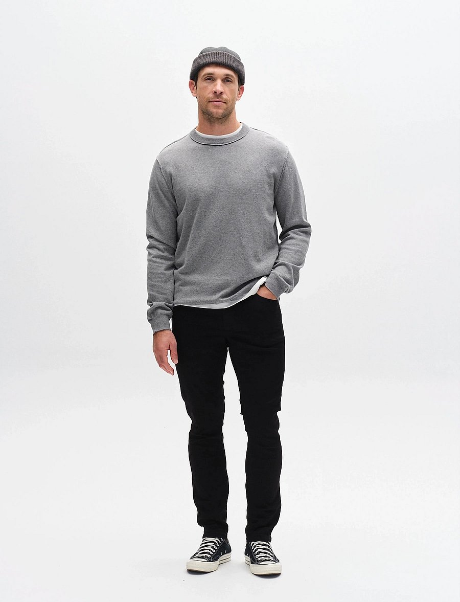 Gabba - GABjones Hold Black - kitsad teksad - black denim - 3
