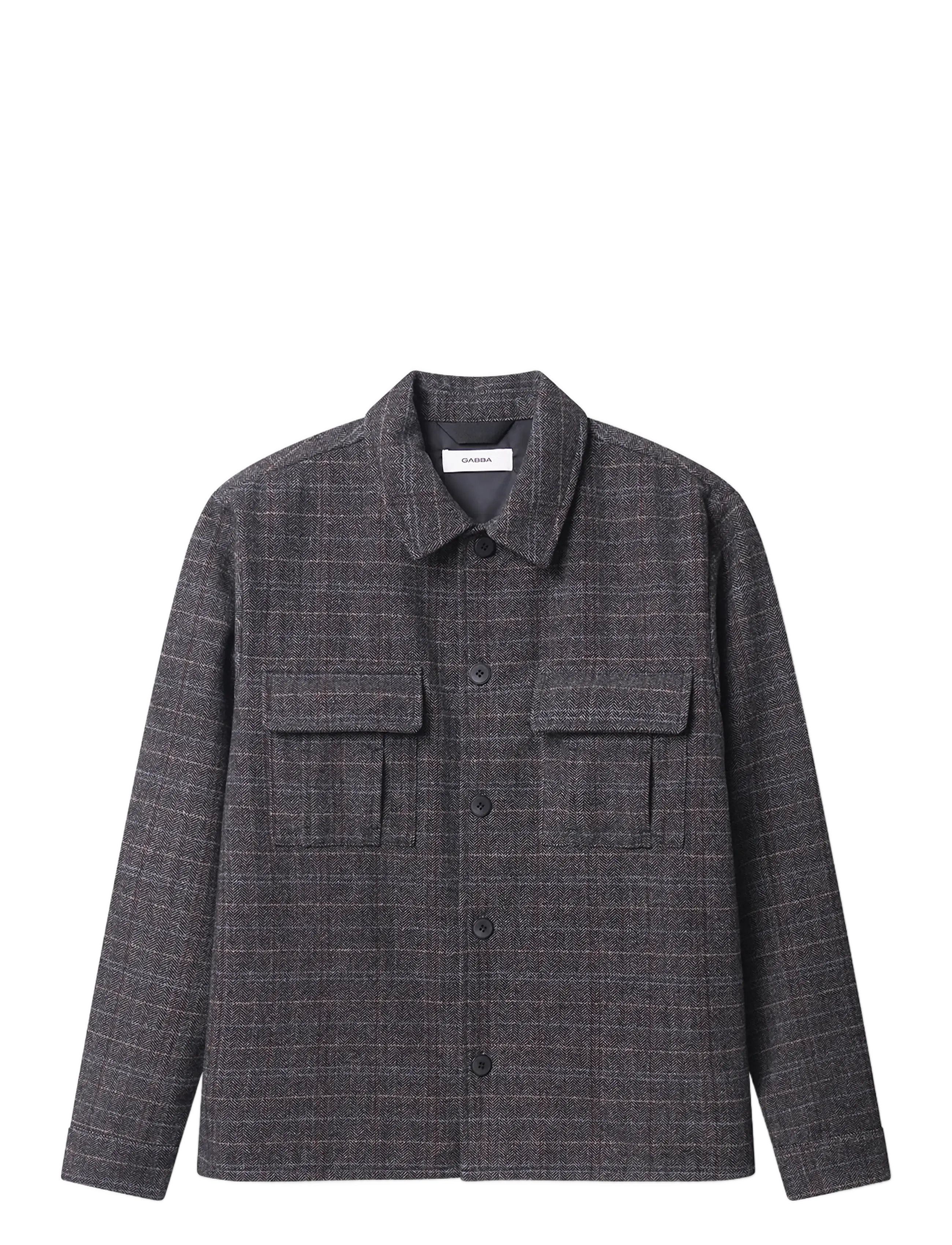 Gabba Flap Tishi - Clothing - BROWN CHECK / grey