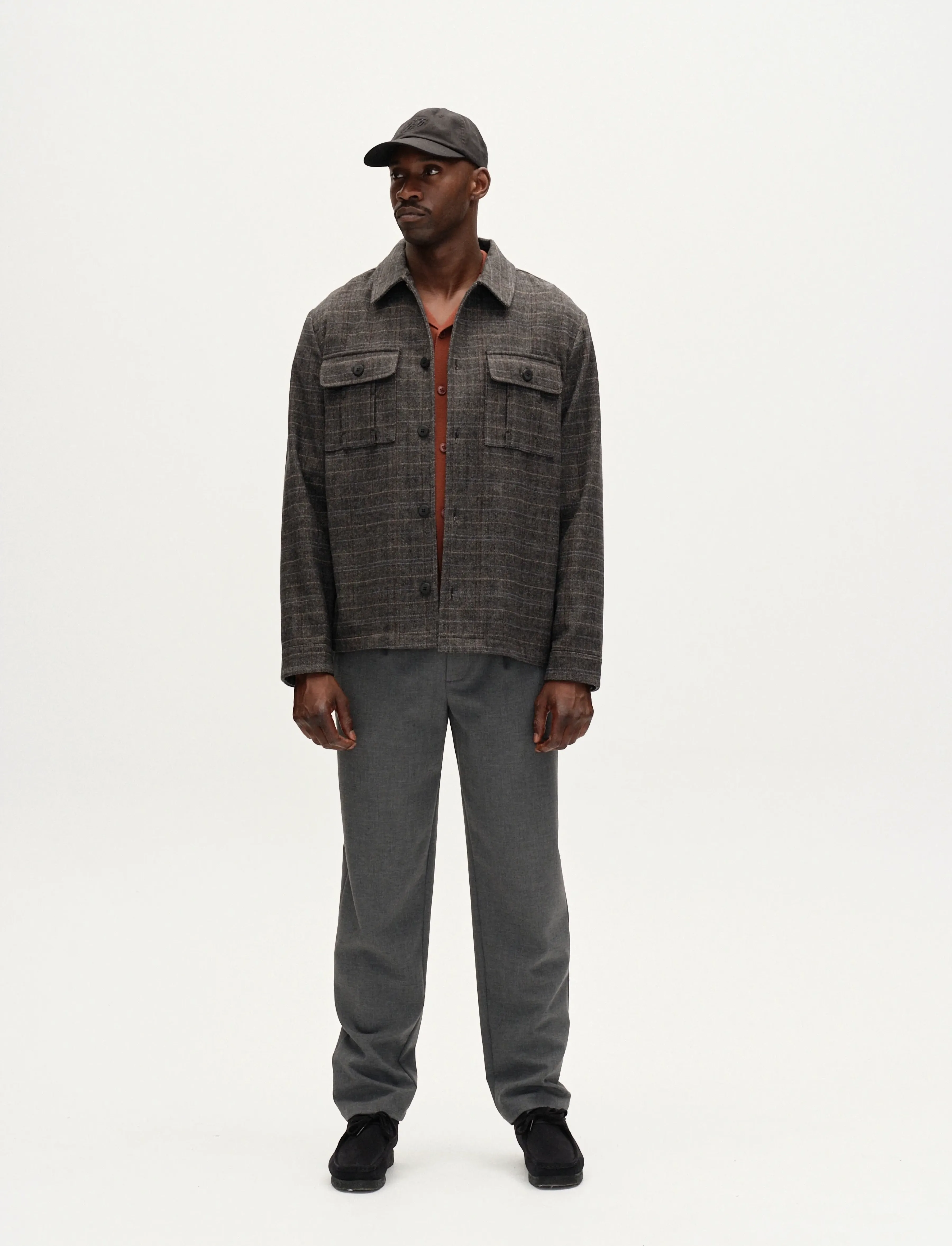 Gabba - Flap Tishi - lyhyet takit - brown check - 3