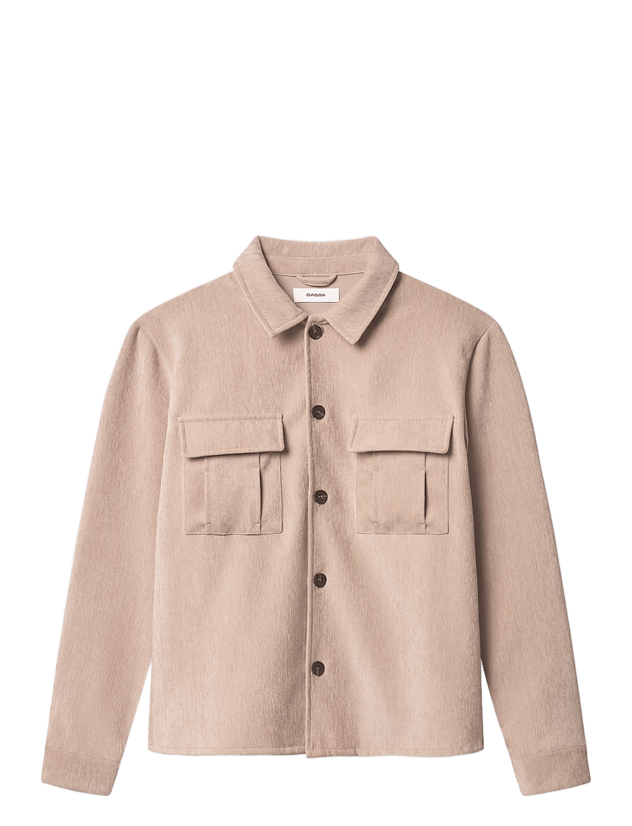 Gabba - Flap Velour - Überhemden - lt. sand - 0