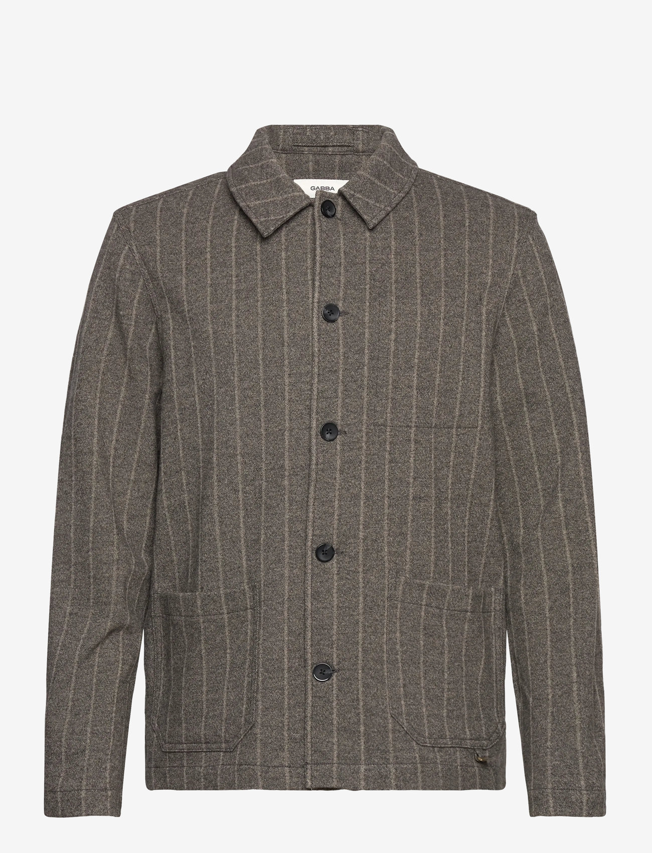 Gabba - Libre AX Stripes - overshirts - grey stripe - 0