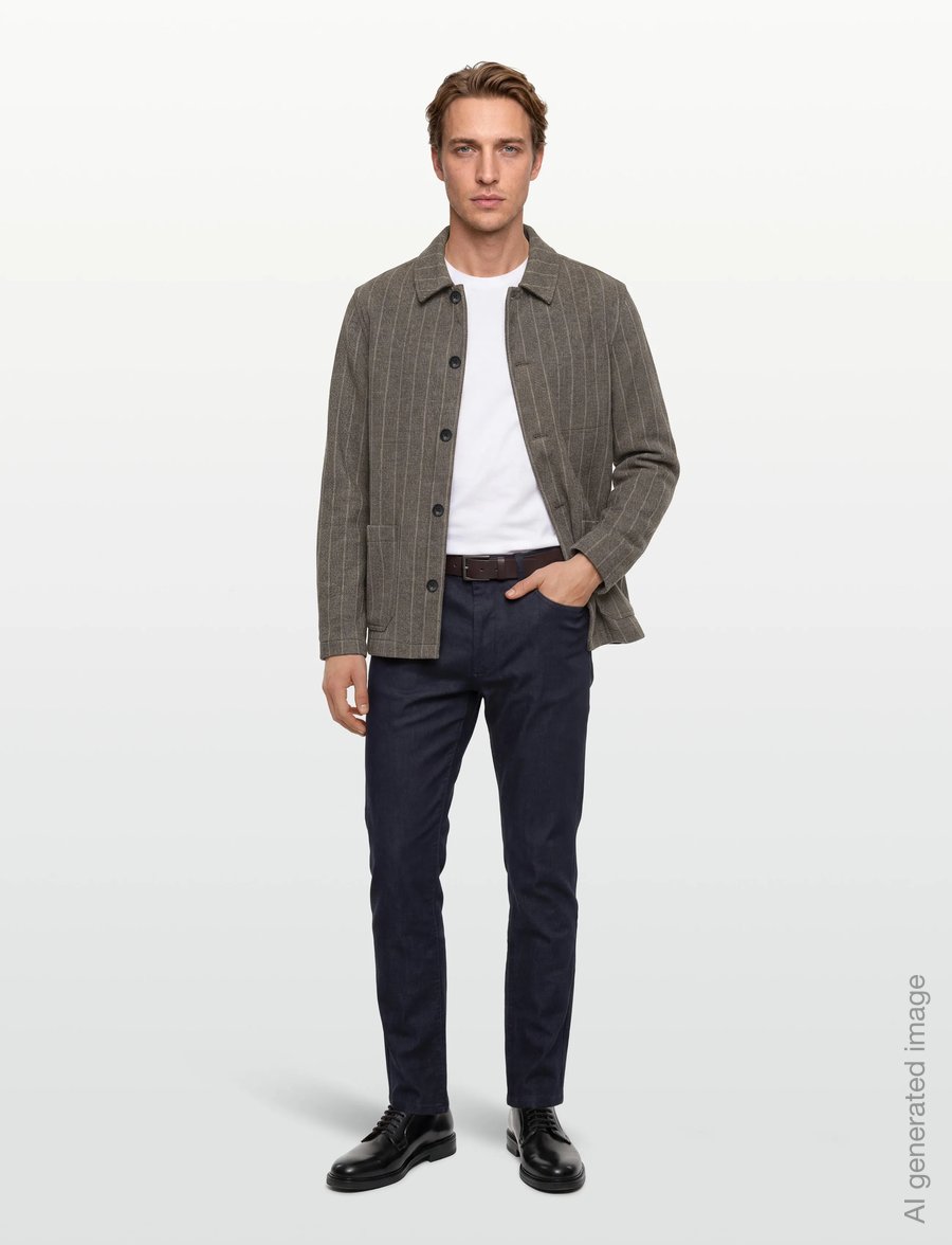 Gabba - Libre AX Stripes - overshirts - grey stripe - 0