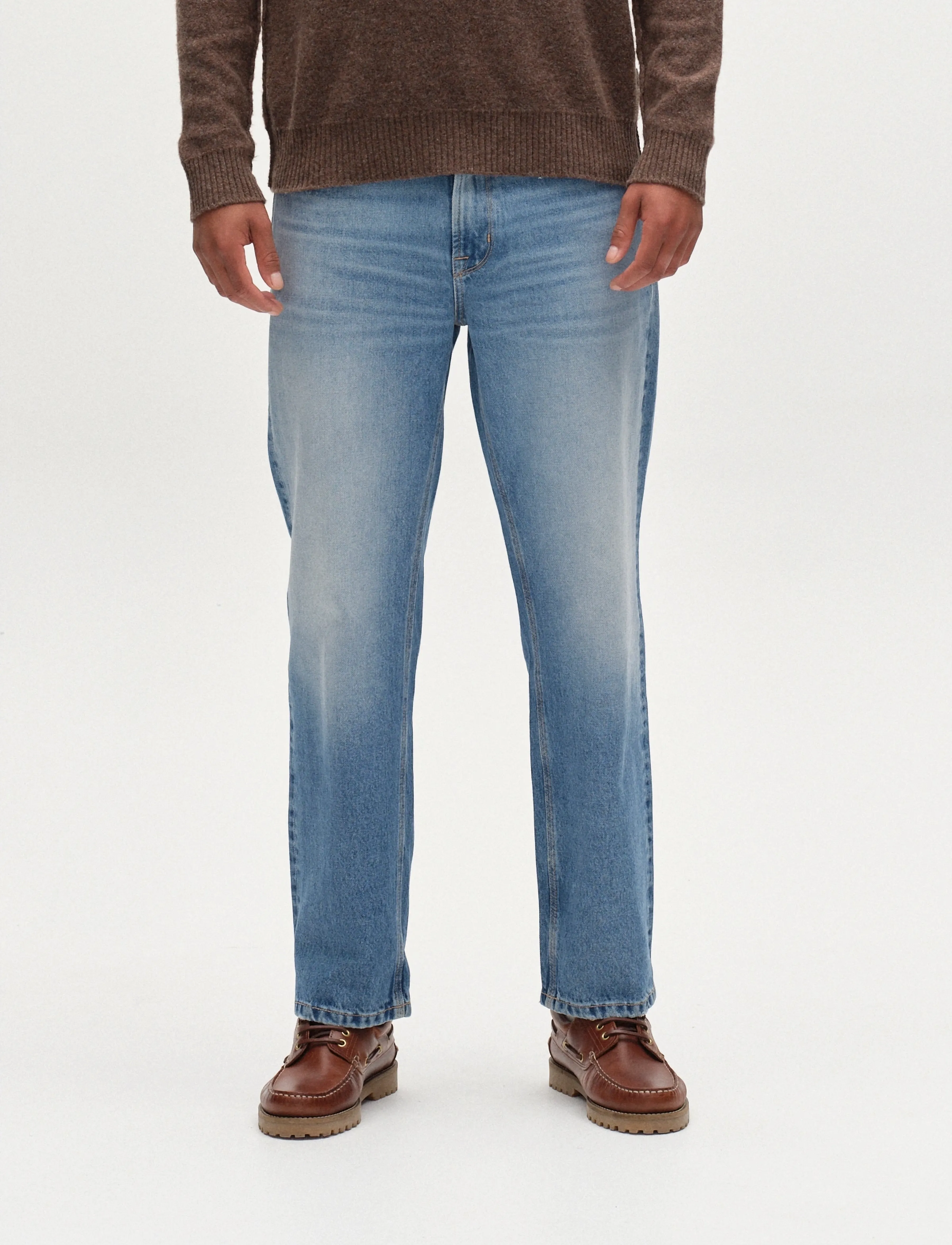Gabba Max Prag Rcs, Mænd, Højtaljede Afslappede Jeans, Blå, Str: 33 x 32