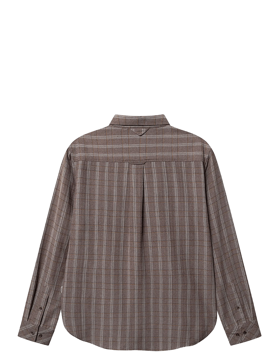 Gabba - Sven Reg Herri LS - flanell-hemden - brown rust - 2