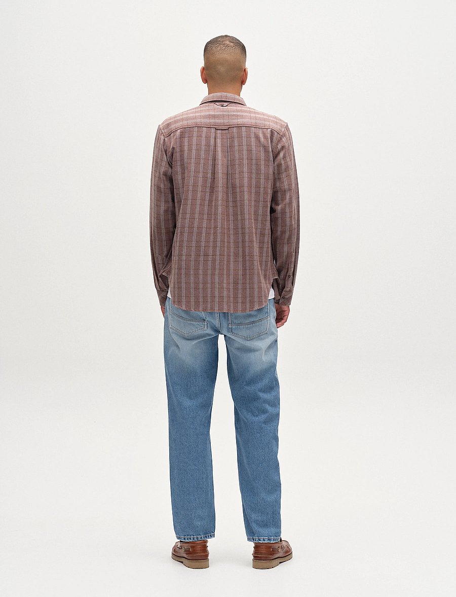 Gabba - Sven Reg Herri LS - flanell-hemden - brown rust - 4