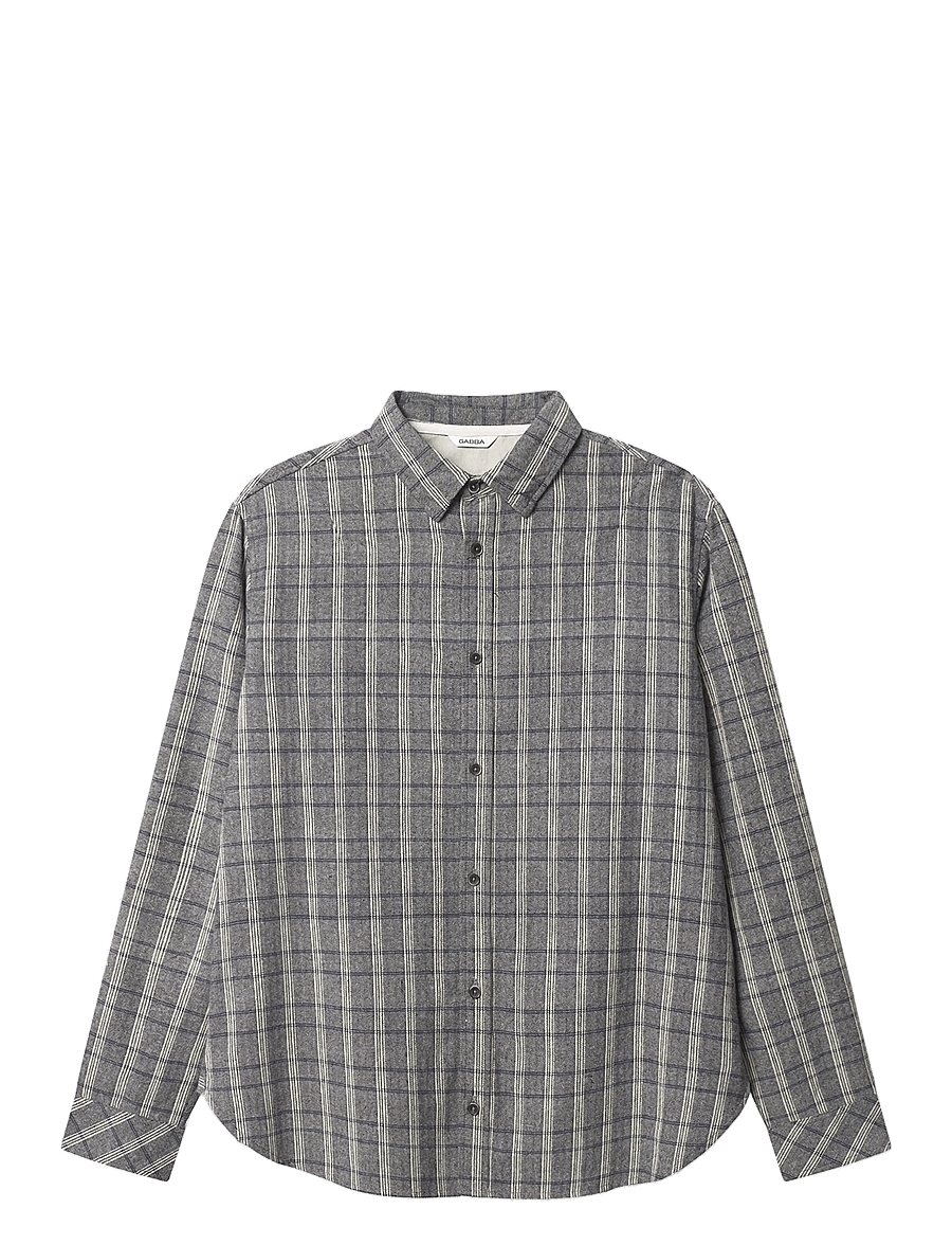 Gabba - Sven Reg Herri LS - flannel-skjorter - grey - 1