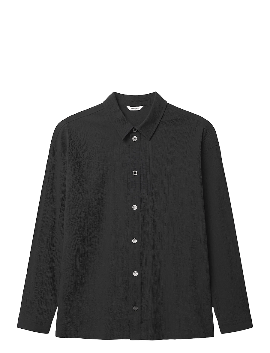 Gabba - Jens Over Siro LS GOTS - denimskjorter - black - 1