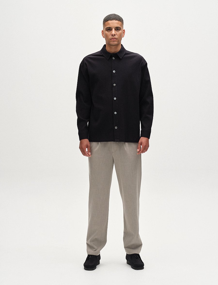 Gabba - Jens Over Siro LS GOTS - denimskjorter - black - 0