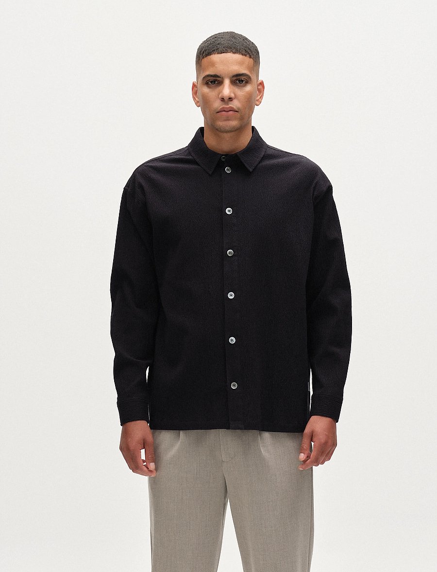 Gabba - Jens Over Siro LS GOTS - denimskjorter - black - 3