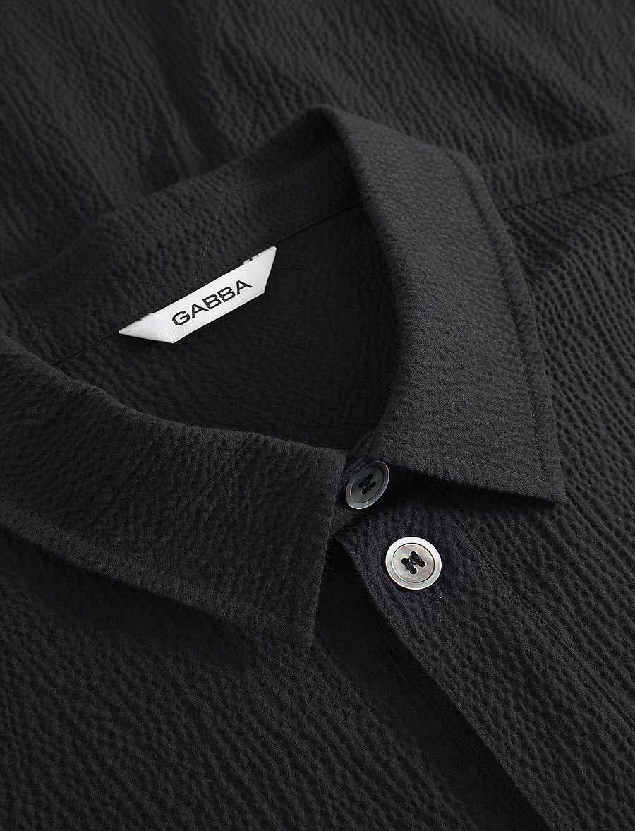 Gabba - Jens Over Siro LS GOTS - denimskjorter - black - 5