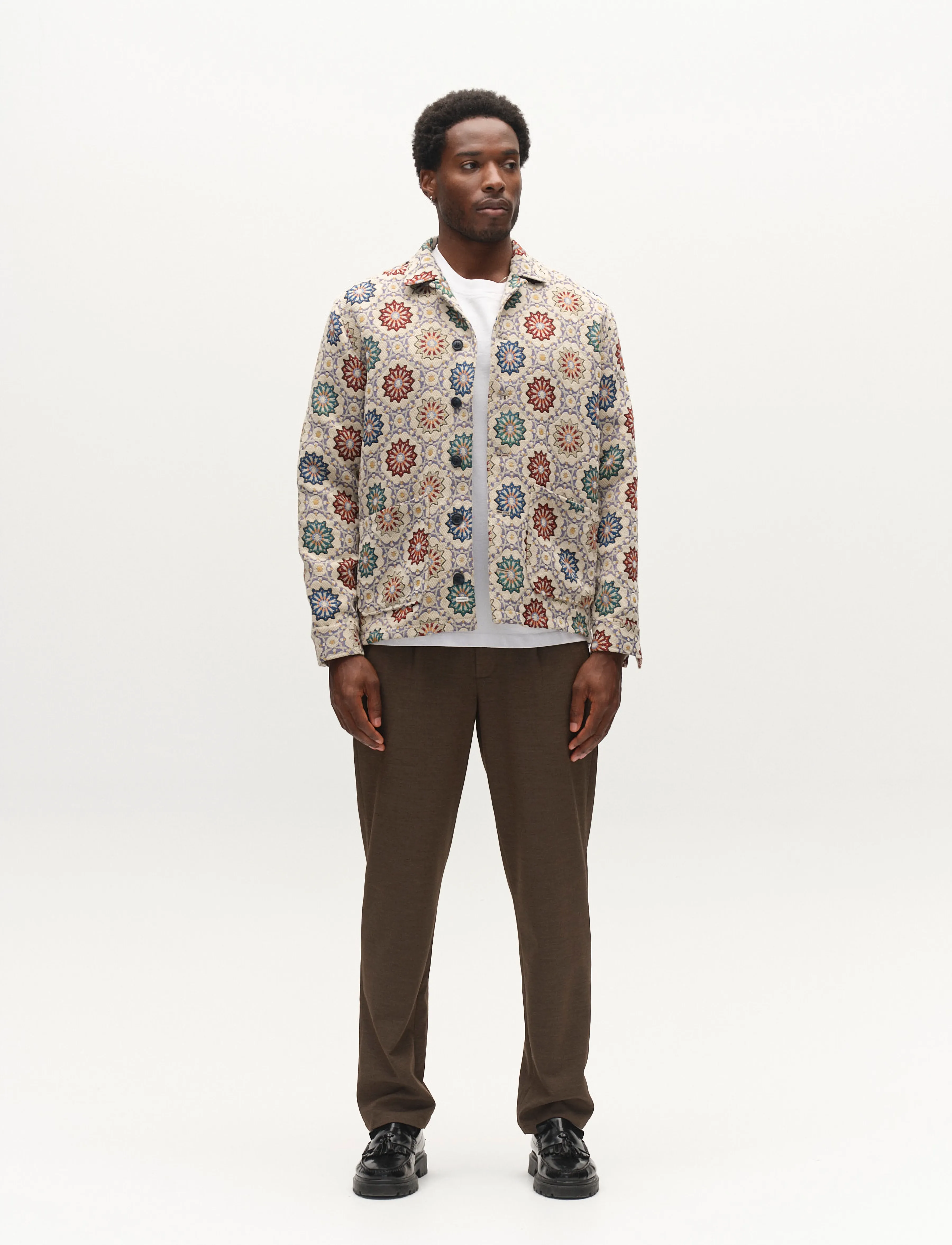 Gabba GABsimone Nava LS - Skandinavisk - BIRCH / cream