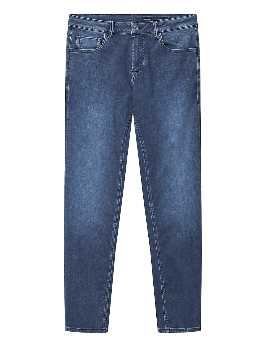 Gabba - Jones Senso - slim-fit jeans - mid blue denim - 1