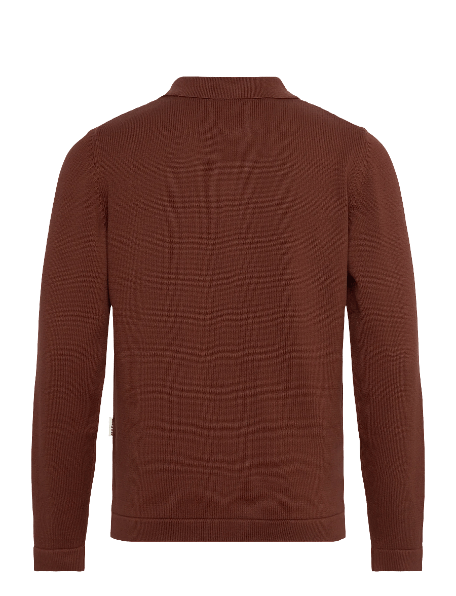 Gabba - Sakai Wong LS - strickjacken - brown rust - 1