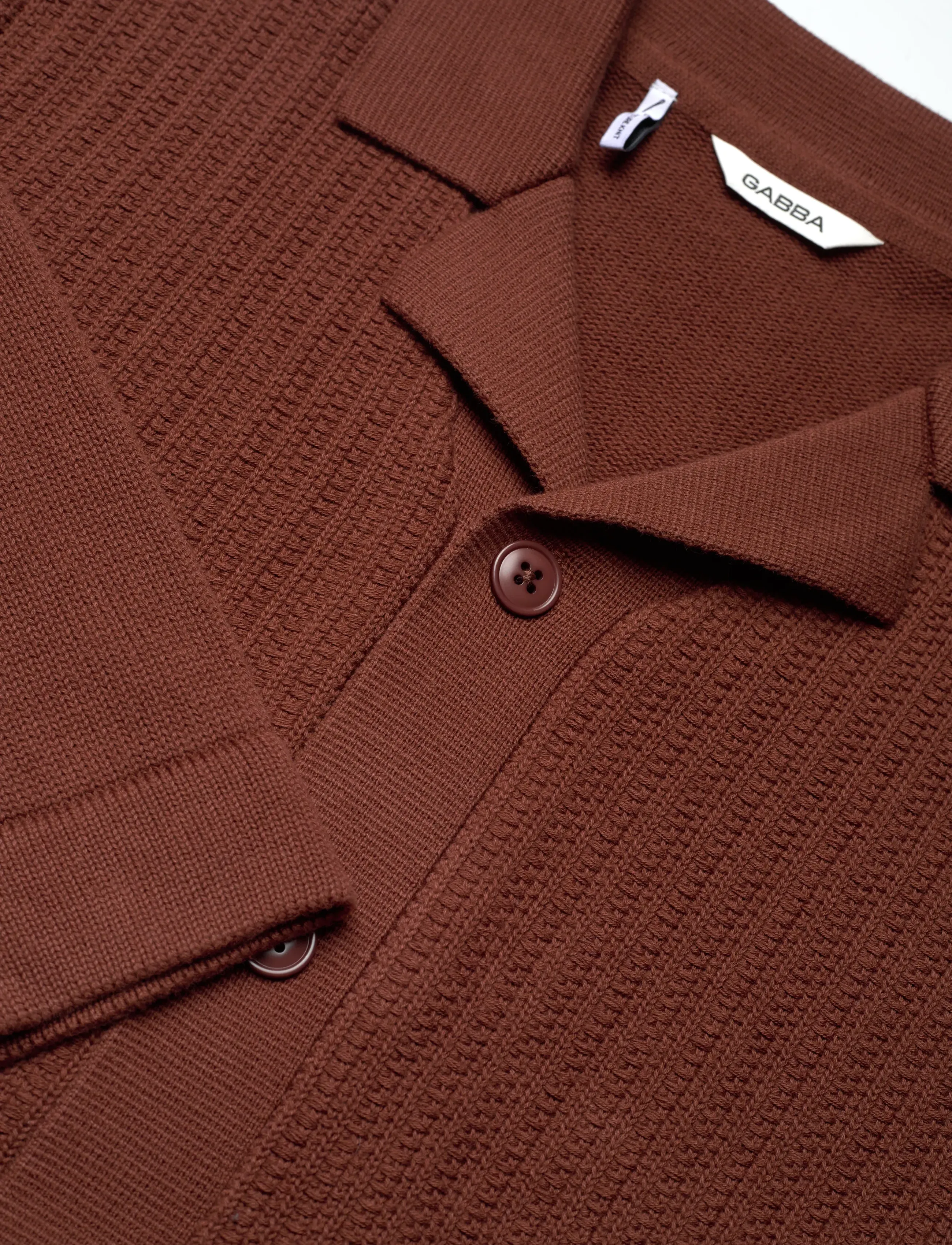 Gabba - Sakai Wong LS - kardiganid - brown rust - 2