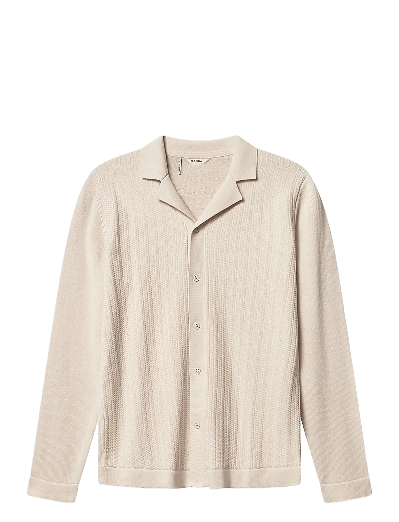 Gabba - Sakai Wong LS - kardiganid - white almond - 1