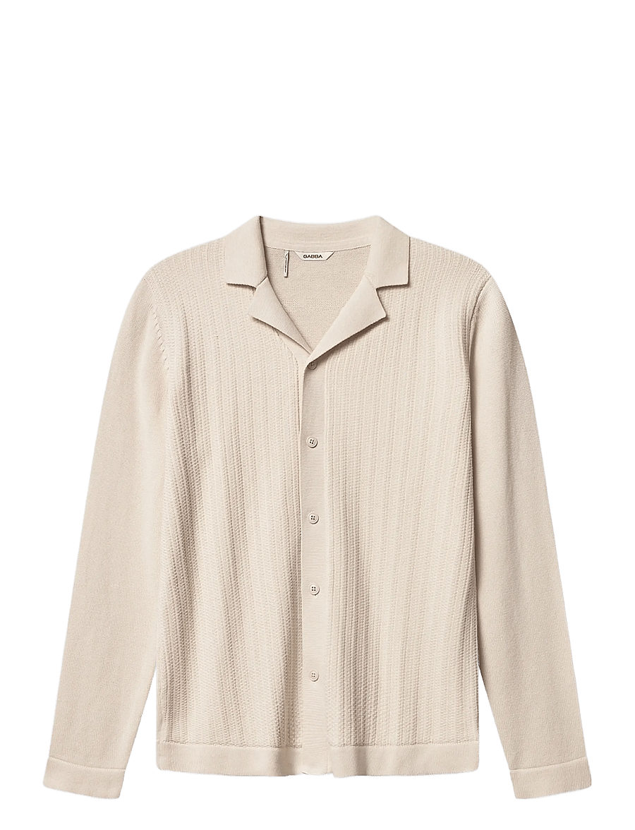 Gabba - Sakai Wong LS - strickjacken - white almond - 1