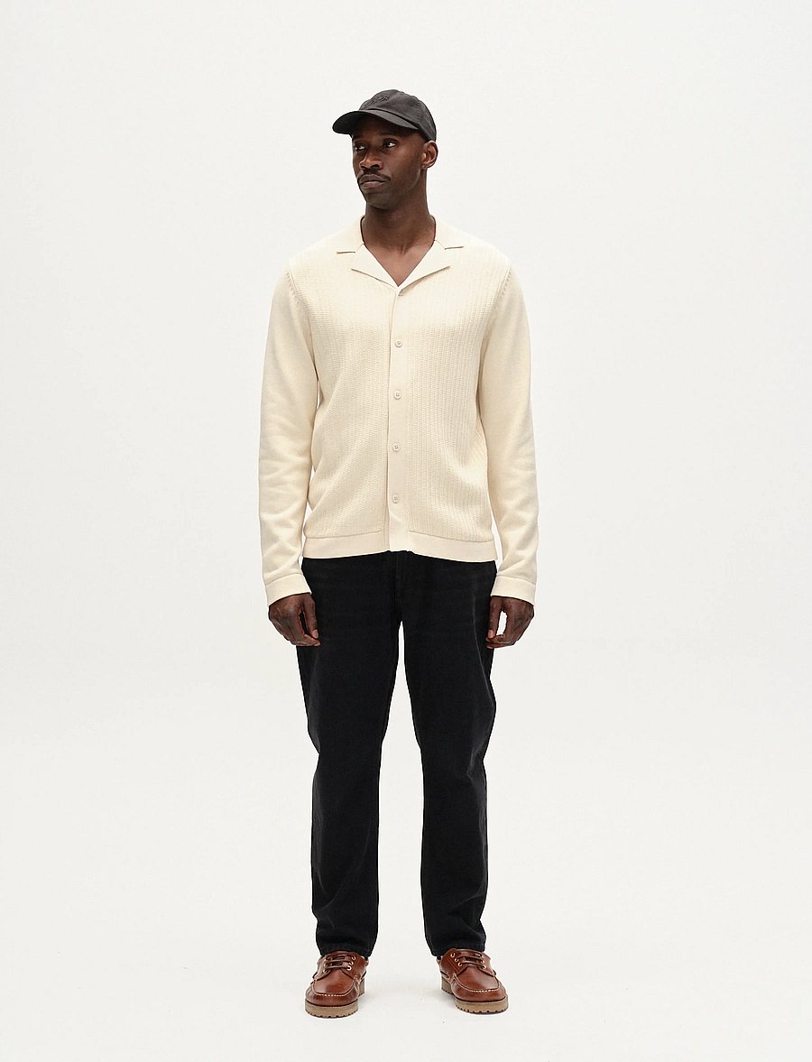 Gabba - Sakai Wong LS - strickjacken - white almond - 3