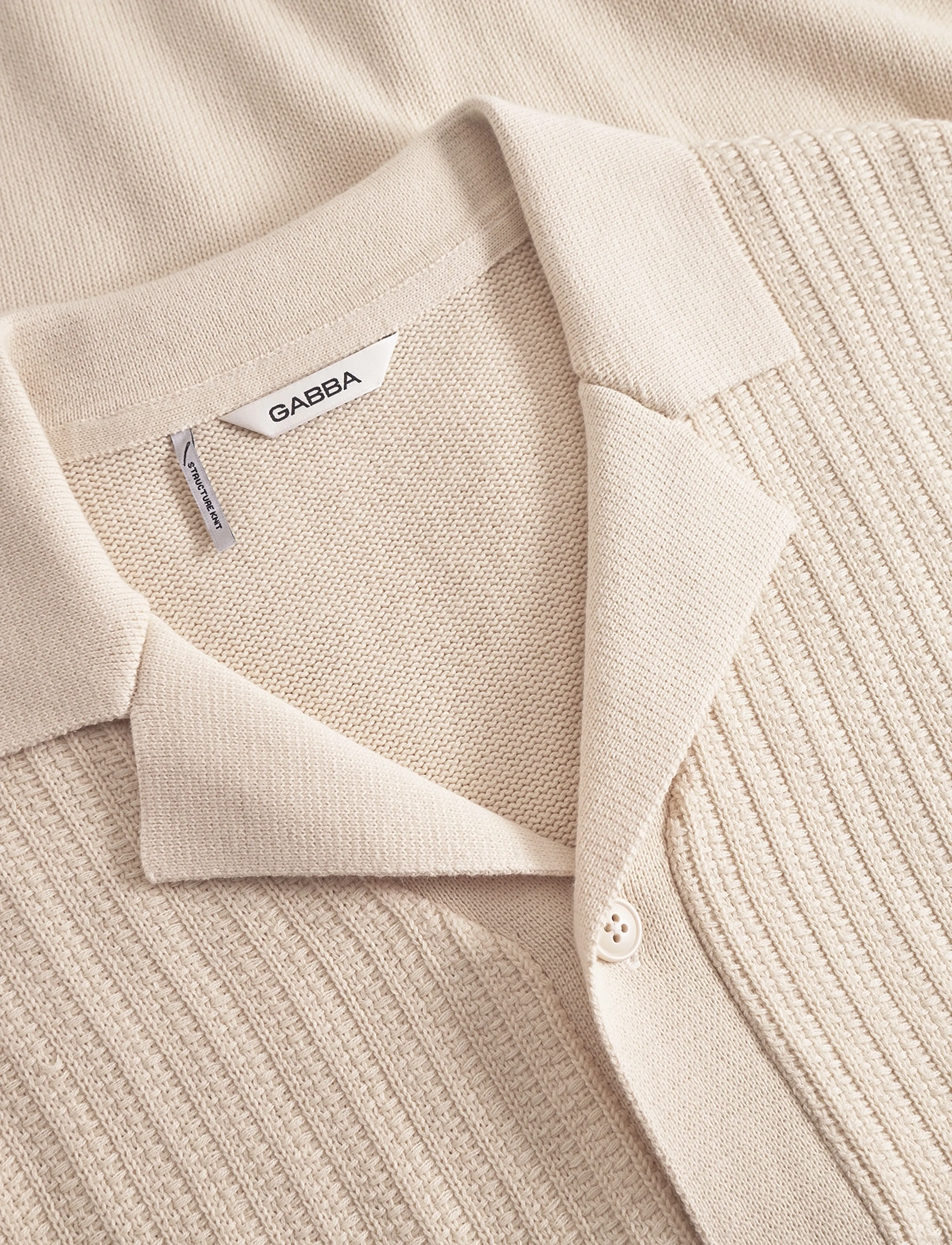 Gabba - Sakai Wong LS - cardigans - white almond - 5