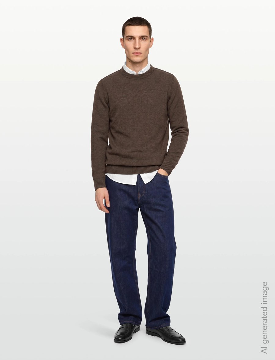 Gabba - Tokota Aico LS - round necks - dk. brown - 0