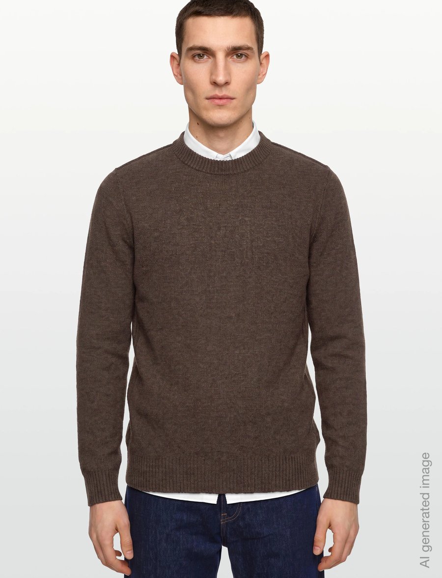 Gabba - Tokota Aico LS - round necks - dk. brown - 3