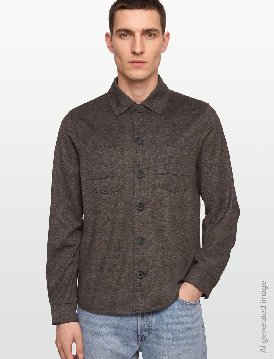 Gabba - Clipper A Nygo - overshirts - dark brown - 3