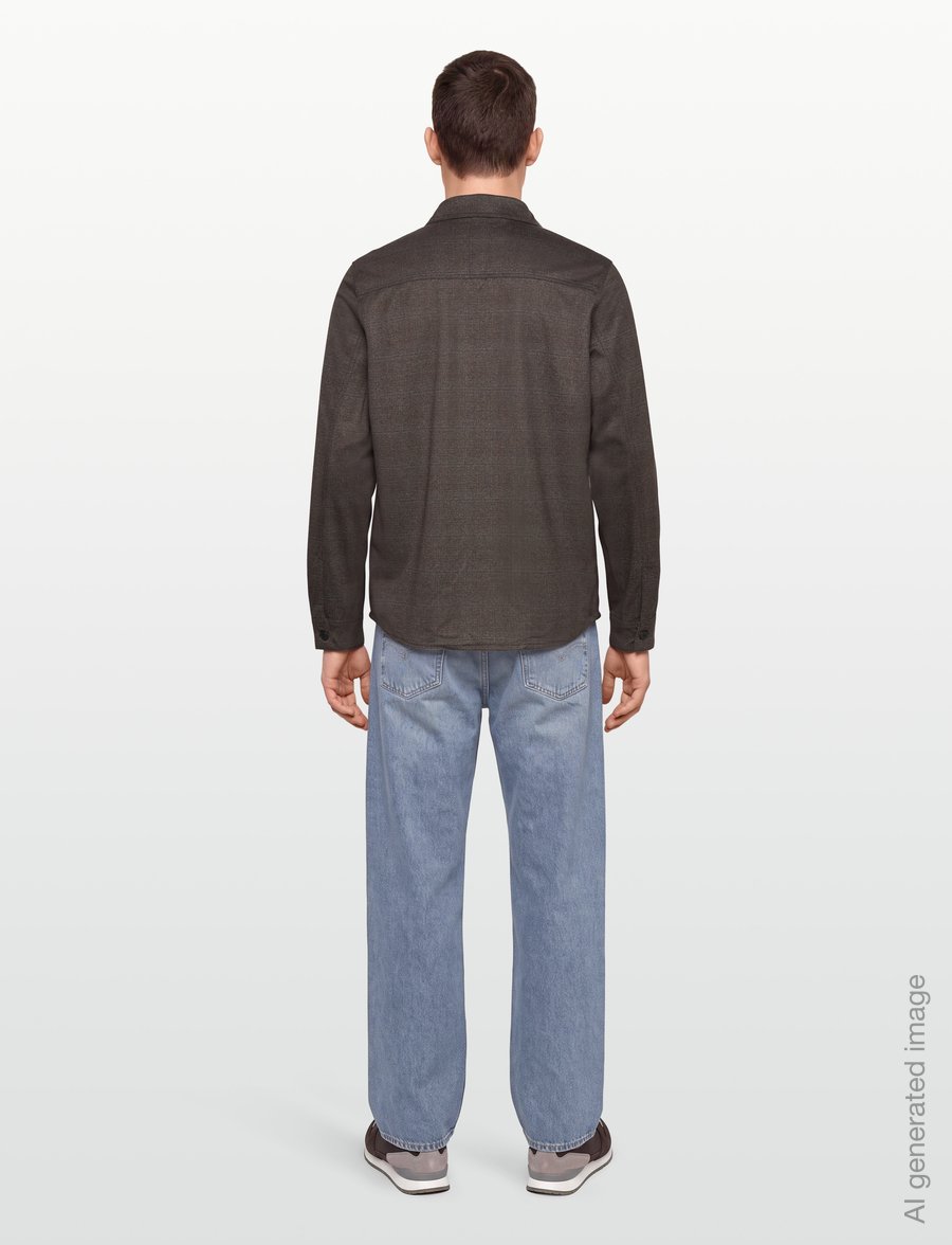 Gabba - Clipper A Nygo - overshirts - dark brown - 4