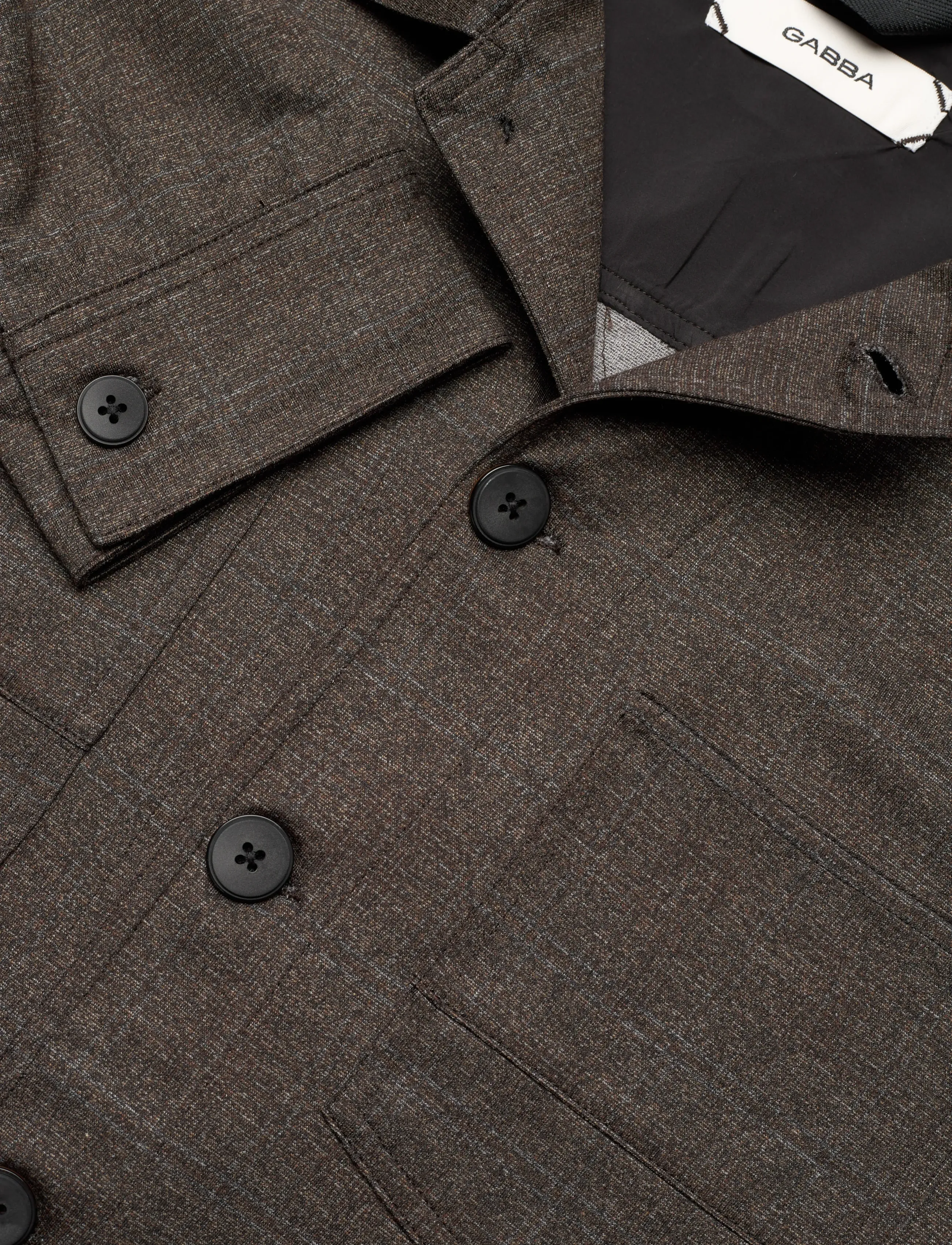 Gabba - Clipper A Nygo - overshirts - dark brown - 2