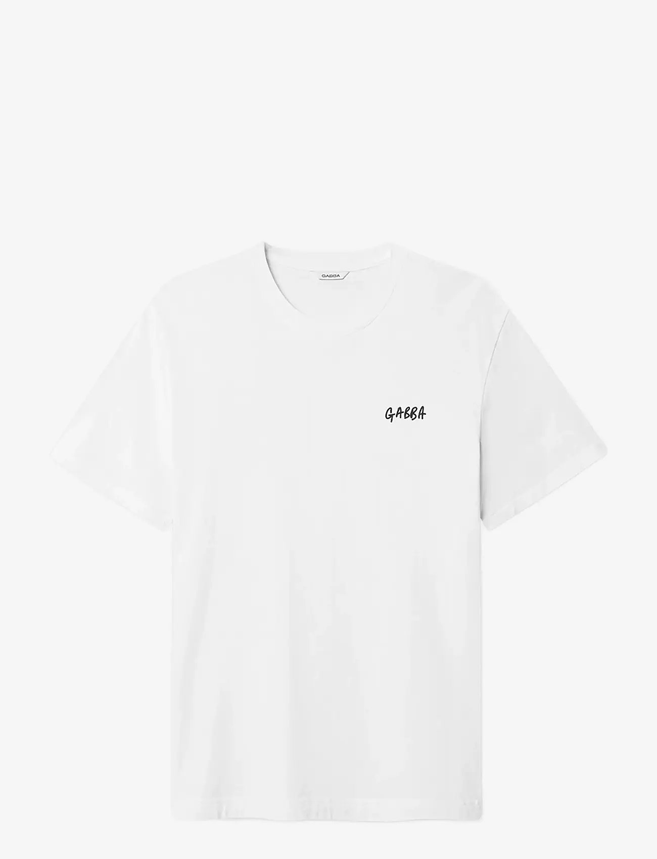 Gabba - Dune Kay Dot SS GOTS - short-sleeved t-shirts - white - 1