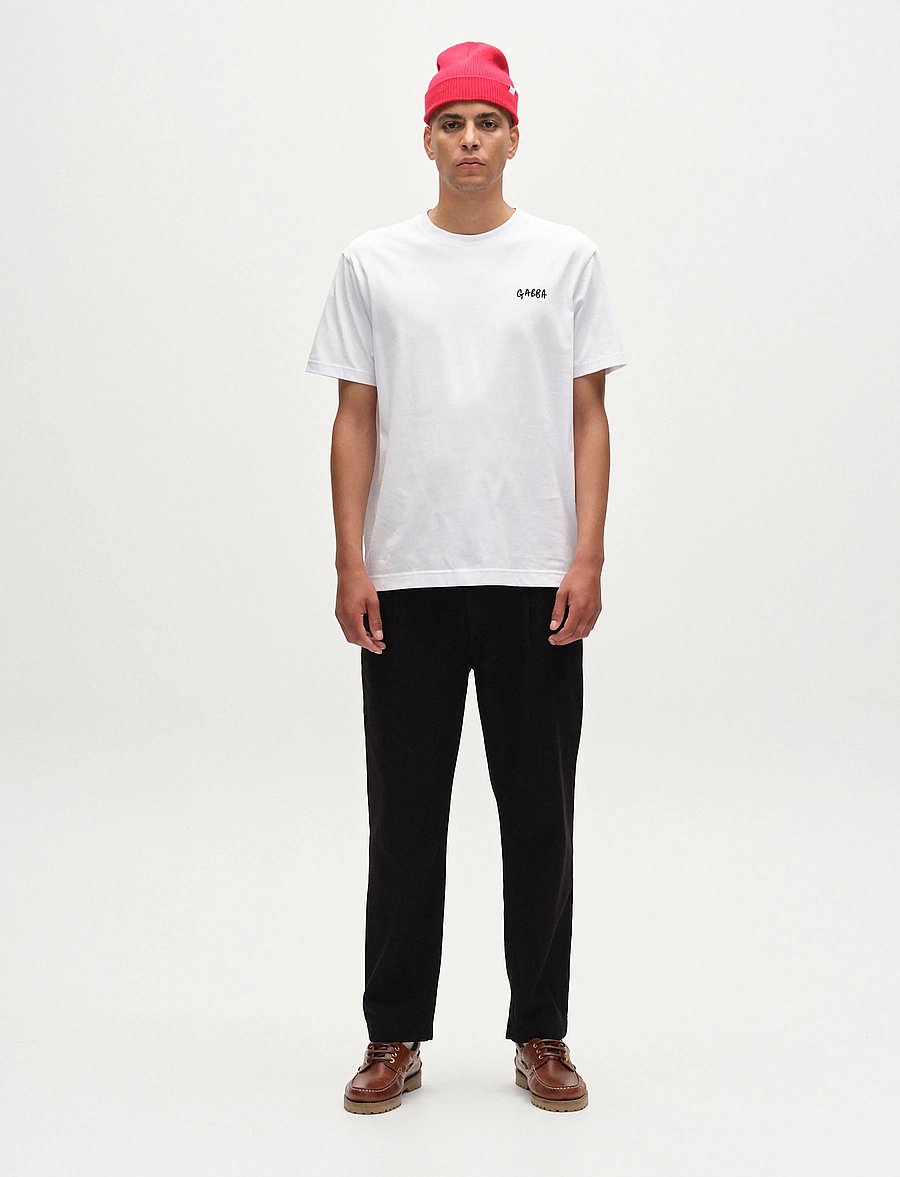 Gabba - Dune Kay Dot SS GOTS - kortärmade t-shirts - white - 3