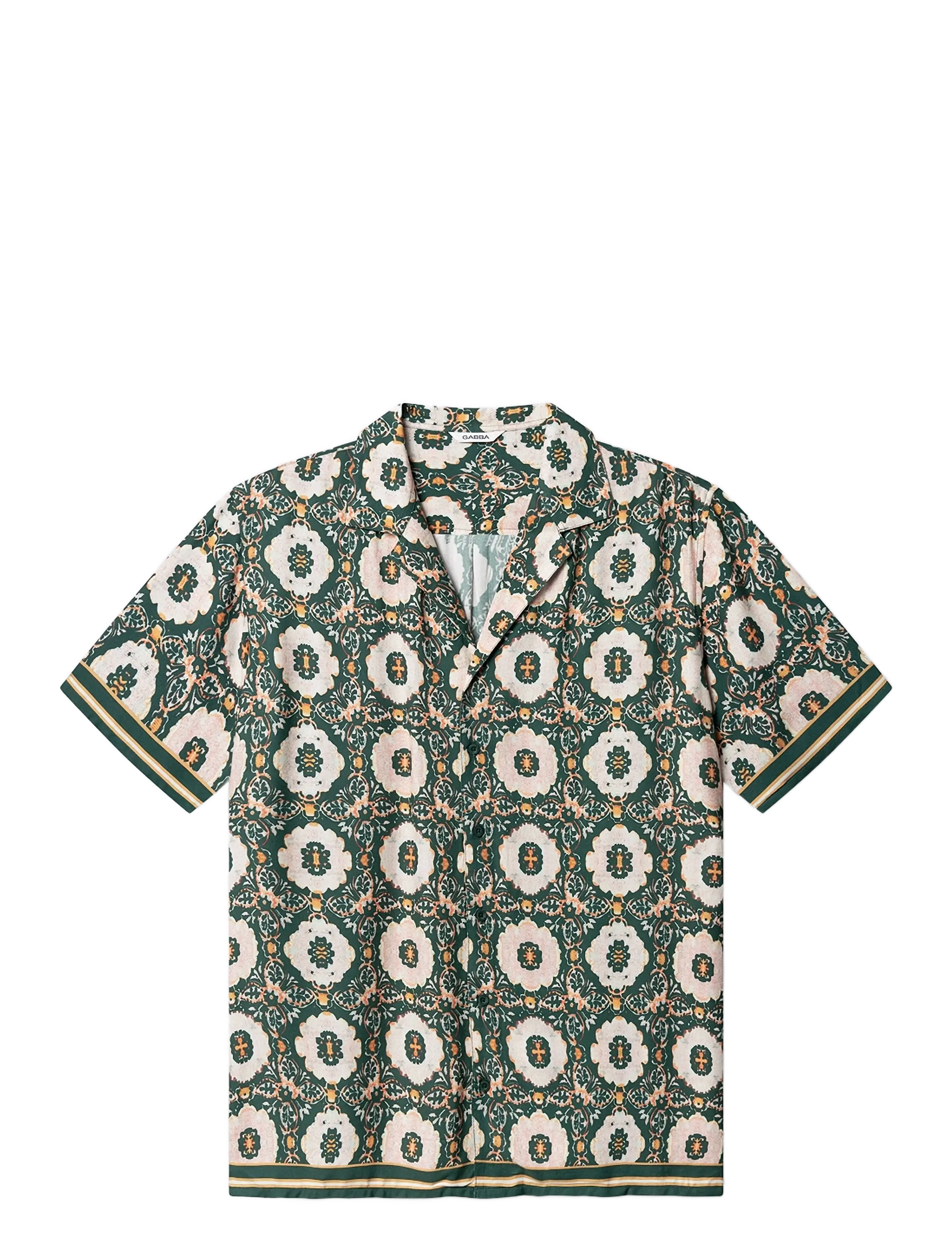GABBA Gabsven Reg Resort Oro Ss Shirt Grün - S - Herren