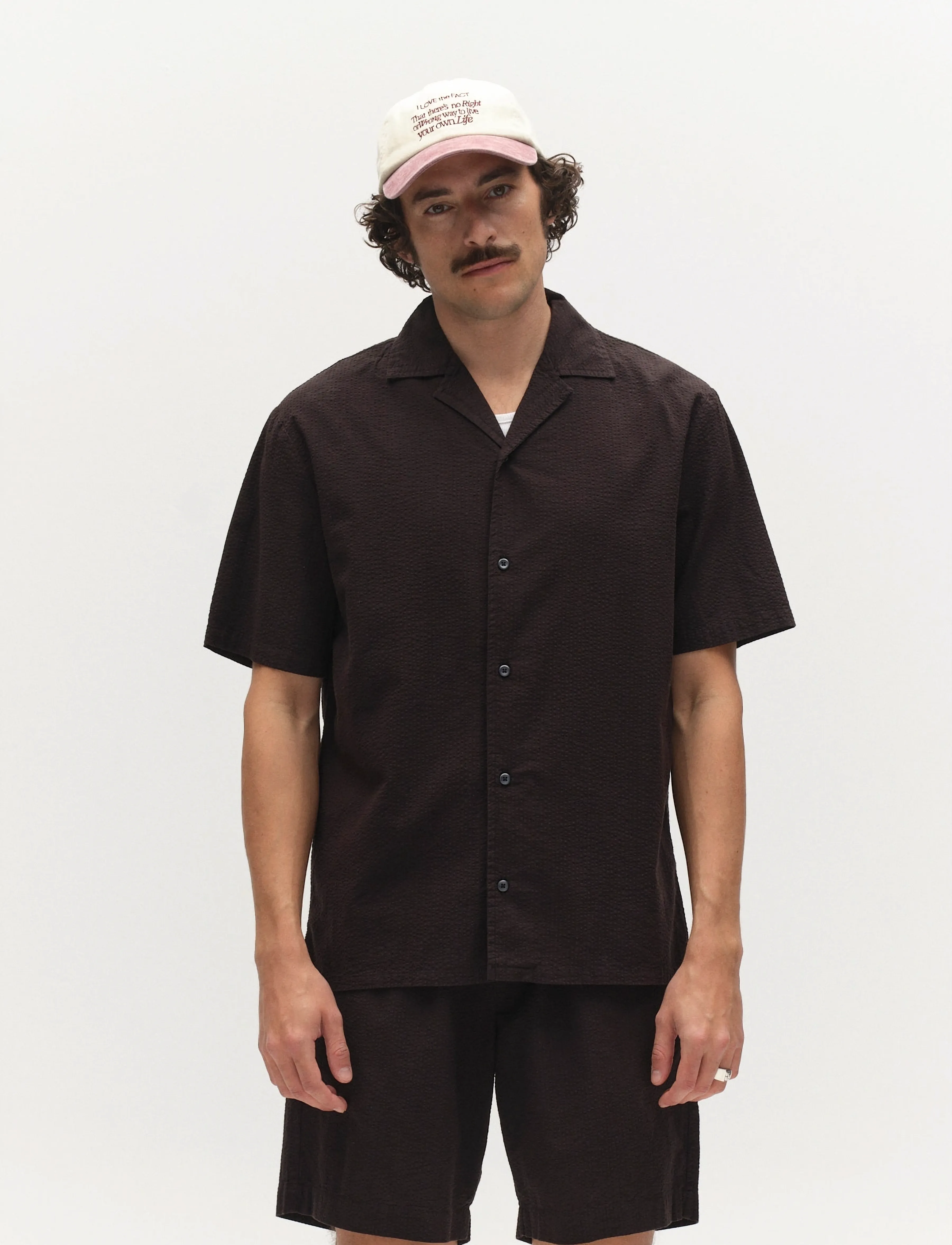 Gabba Gabtimo Resort Ker Ss Shirt, Mænd, Resort Kortærmet Skjorte, Sort, Str: XL