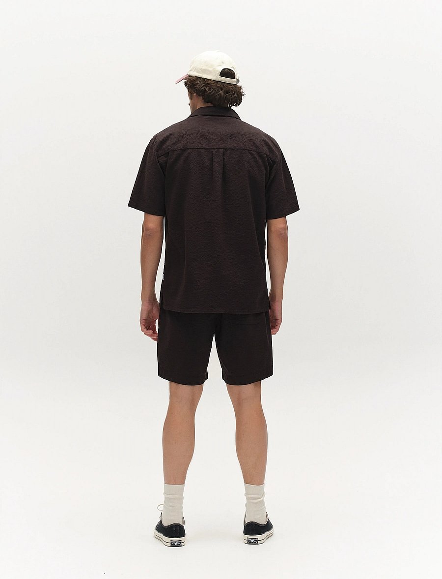 Gabba - GABtimo Resort Ker SS Shirt - kurzarmhemden - black - 4