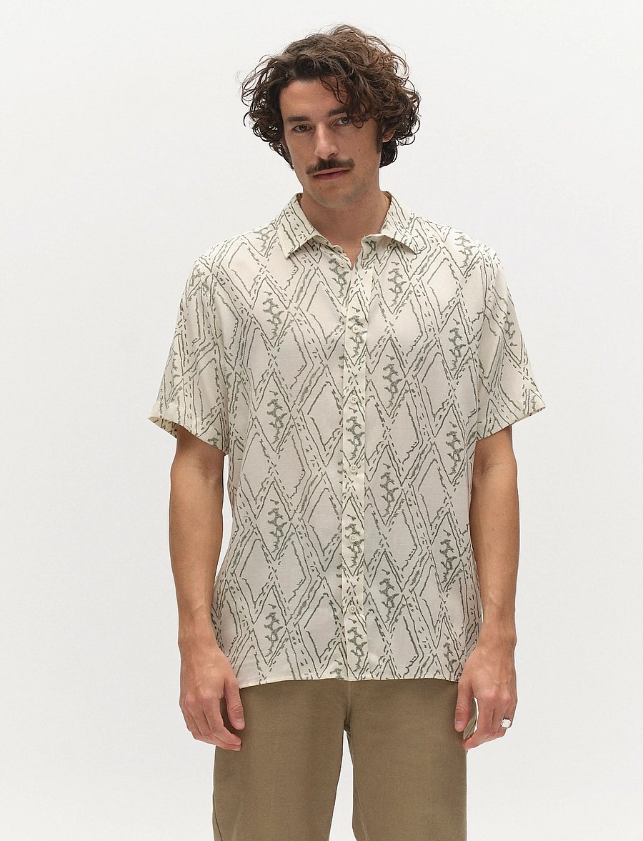 Gabba - GABsven Reg Zag SS Shirt - pattern shirts - multi pattern - 0