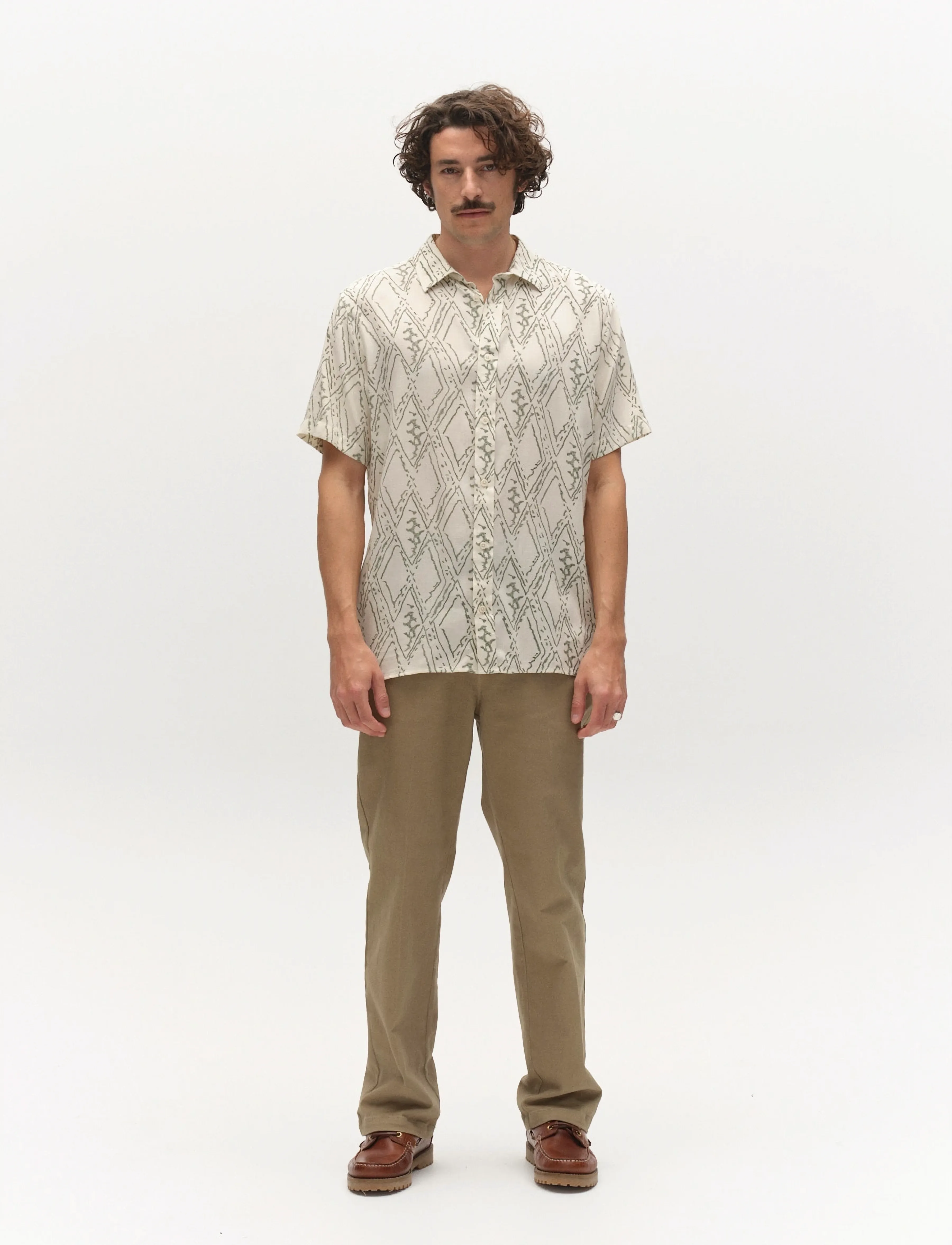Gabba - GABsven Reg Zag SS Shirt - overhemden met patroon - multi pattern - 3