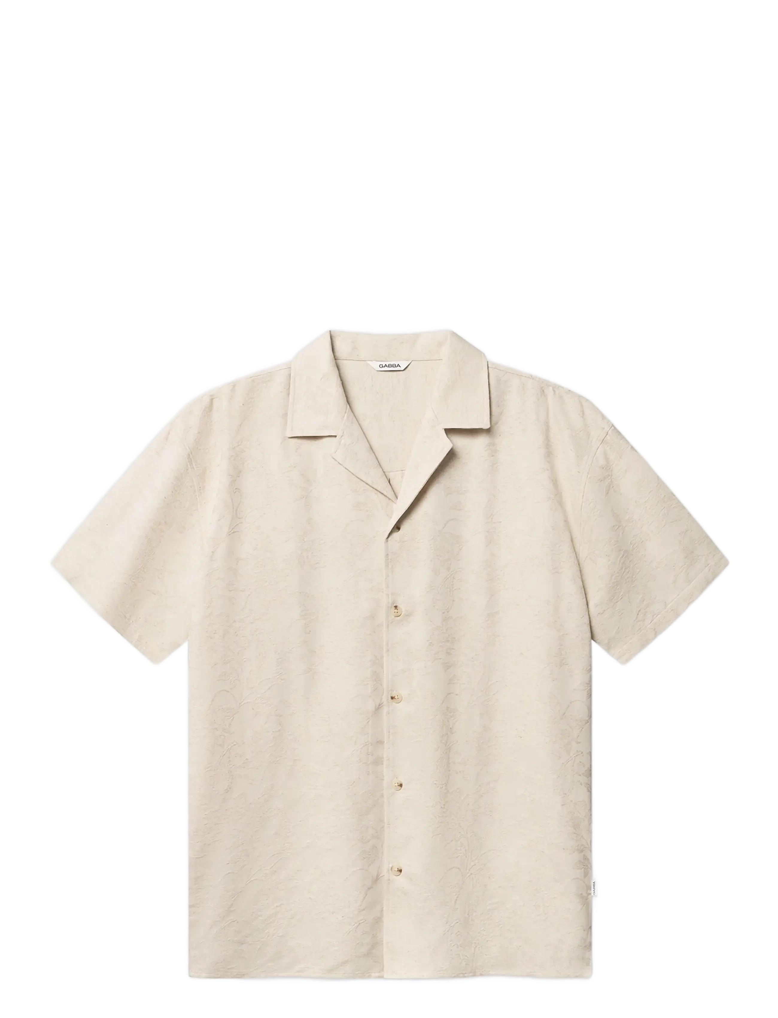 Gabba GABjens Over Resort Soft SS Shirt - Gabba - ECRU / cream