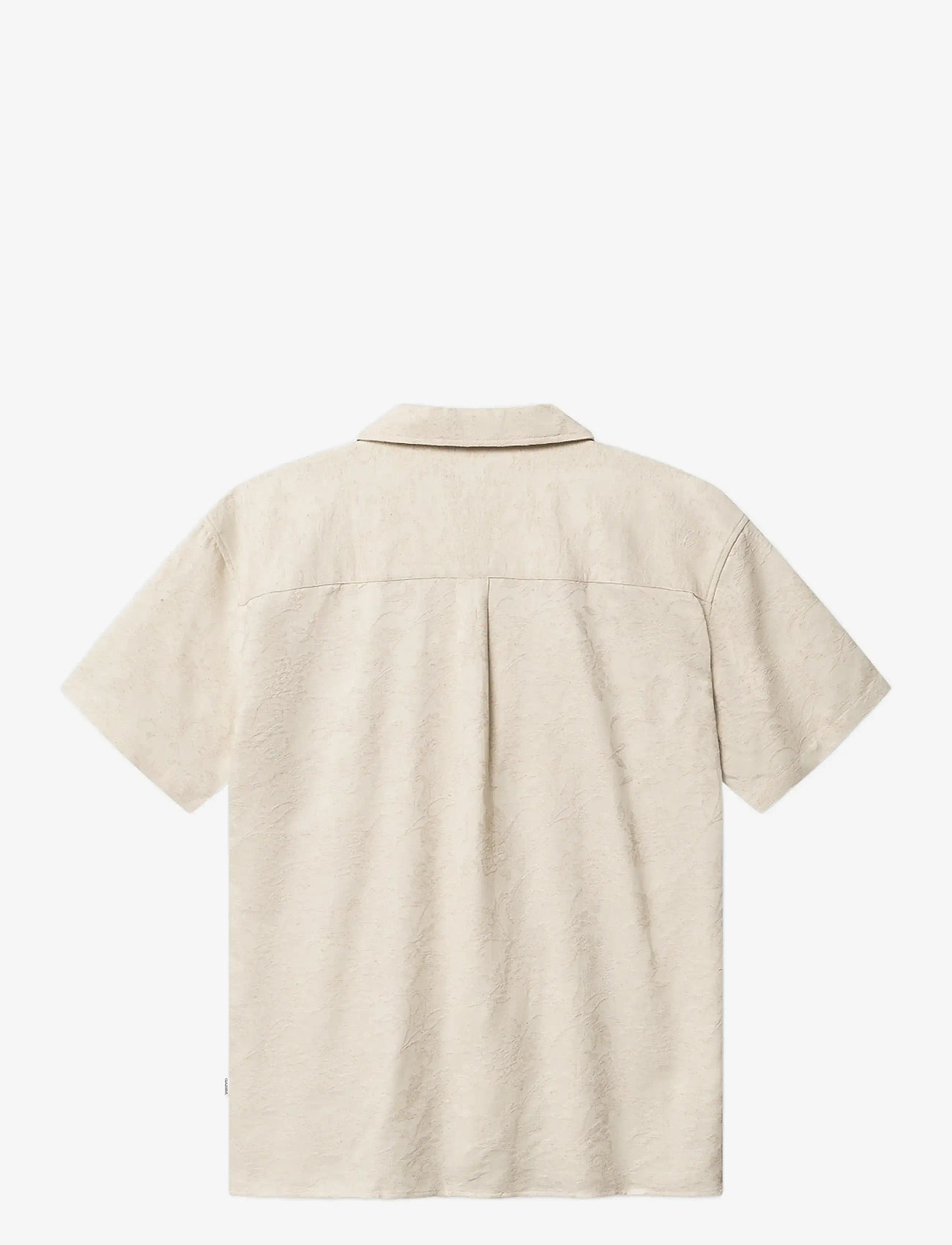 Gabba - GABjens Over Resort Soft SS Shirt - kortärmade skjortor - ecru - 2