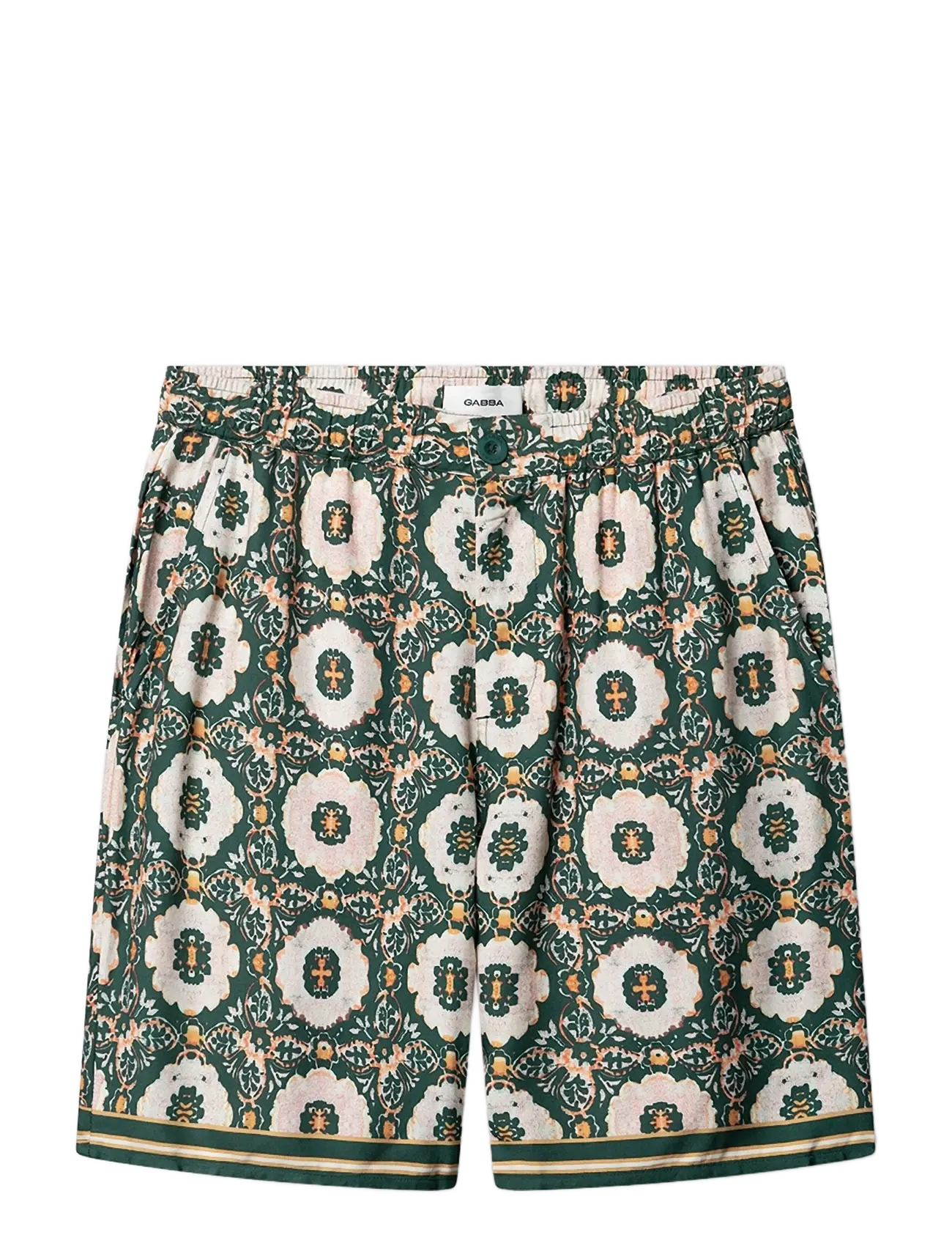 Gabba GABtommi Oro Shorts - Frjálslegar stuttbuxur - GREEN PATTERN / multi