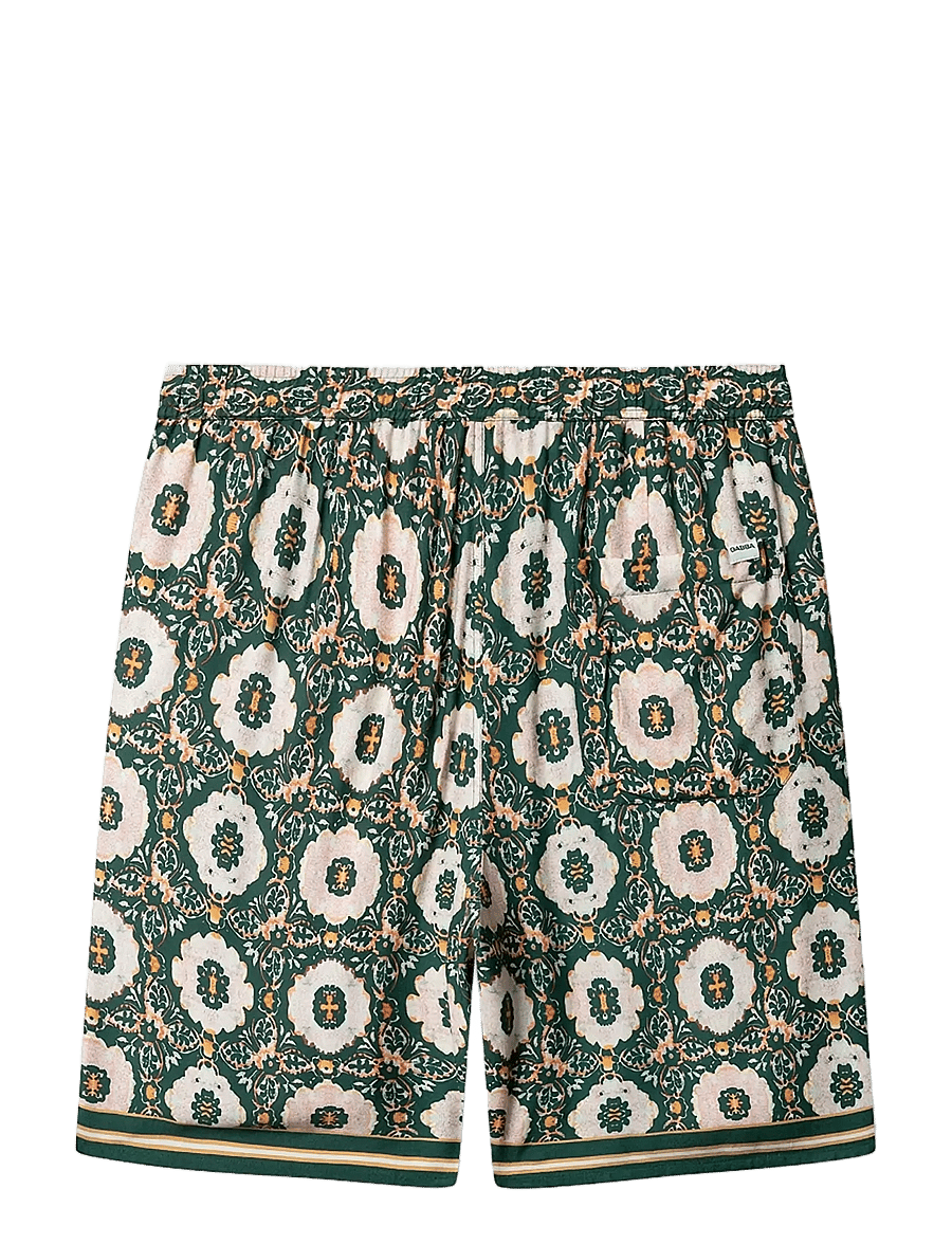 Gabba - GABtommi Oro Shorts - vabaaja lühikesed püksid - green pattern - 2