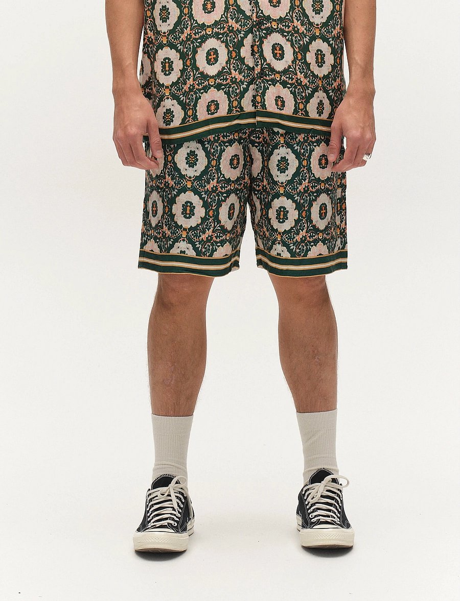 Gabba - GABtommi Oro Shorts - vabaaja lühikesed püksid - green pattern - 0