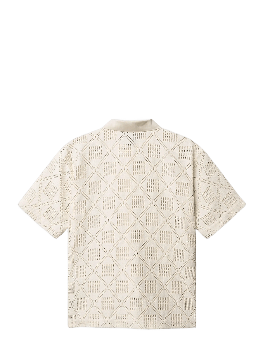 Gabba - GABsteven Croch SS Shirt GRS - dzianinowe bluzki polo - birch - 2