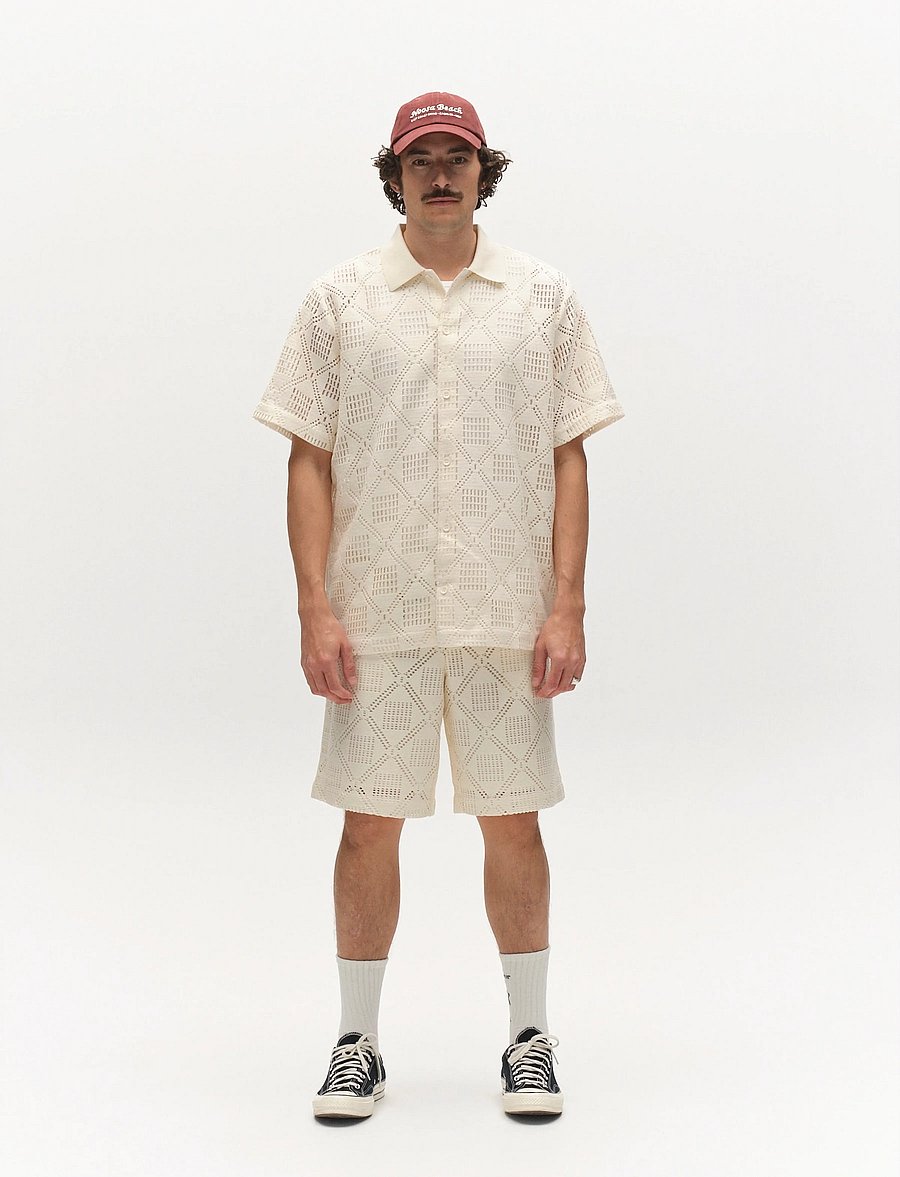Gabba - GABsteven Croch SS Shirt GRS - dzianinowe bluzki polo - birch - 3
