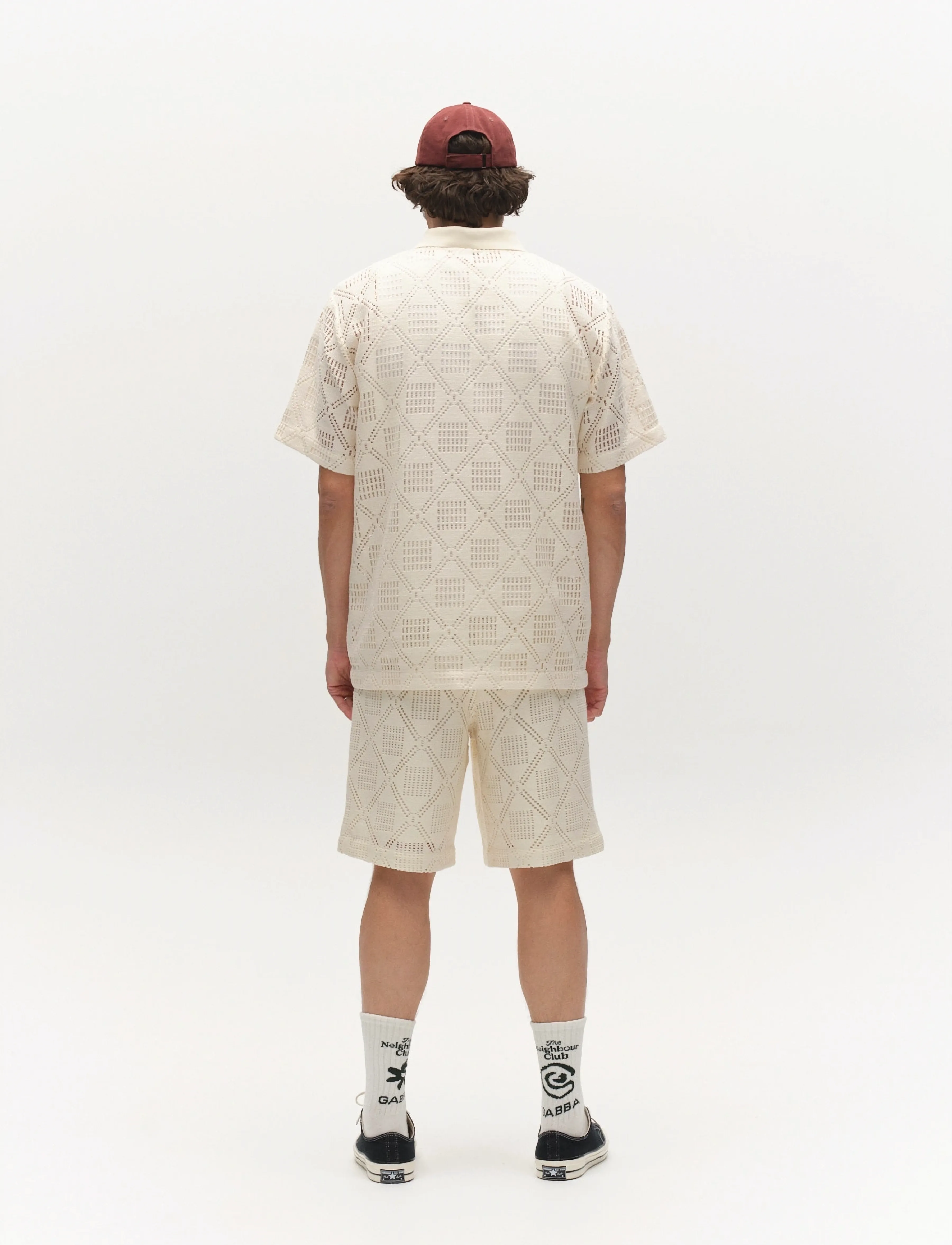 Gabba - GABsteven Croch SS Shirt GRS - gestrickte polohemden - birch - 4